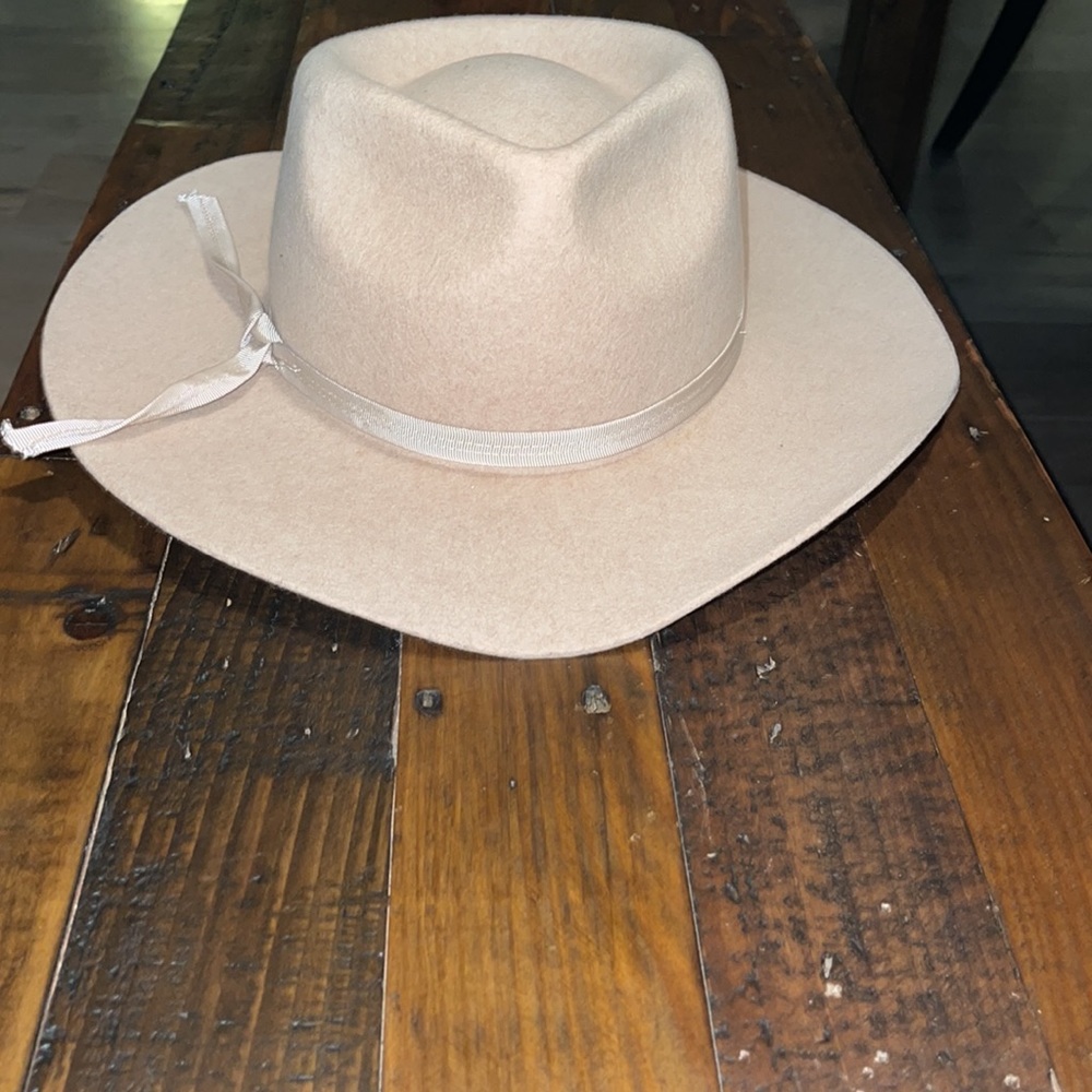 Cream Summer Cool Brim Hat
